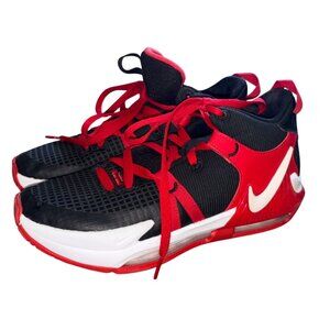 Nike LEBRON WITNESS VII Youth Basketball Shoes-Red/Black-6Y-GUC